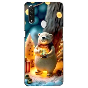 Чехлы на Новый Год Oppo A31 (Новогодний ведмеженок)