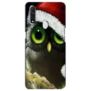 Чехлы с принтом СОВЫ для Oppo A31 (Новогодняя Сова)