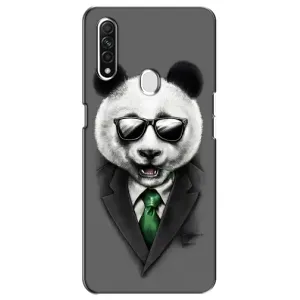 Чехлы с Пандами на Oppo A31 (Панда в очках)