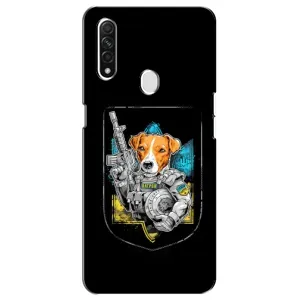 Чехол с принтом для Oppo A31 (Патрон Воин)