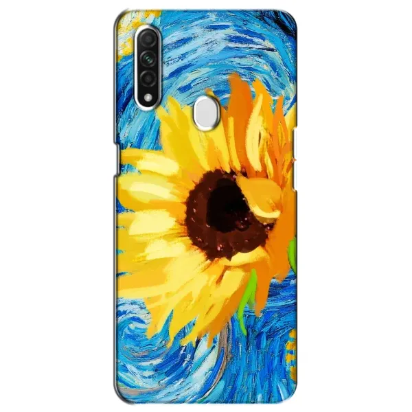Чехол с рисунком «Подсолнух цветок» для OPPO A31 Чехол с рисунком «Подсолнух цветок» для OPPO A31