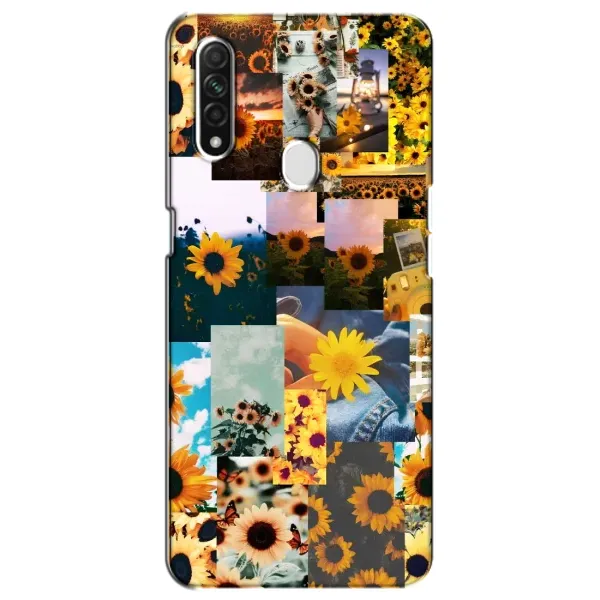 Чехол с рисунком «Подсолнуховый дизайн» для OPPO A31 Чехол с рисунком «Подсолнуховый дизайн» для OPPO A31