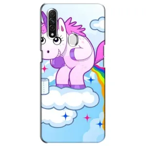 Чохол Unicorn на Oppo A31 (Веселка Єдиноріга)