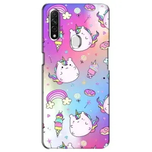Чохол Unicorn на Oppo A31 (Веселка і Єдинорог)