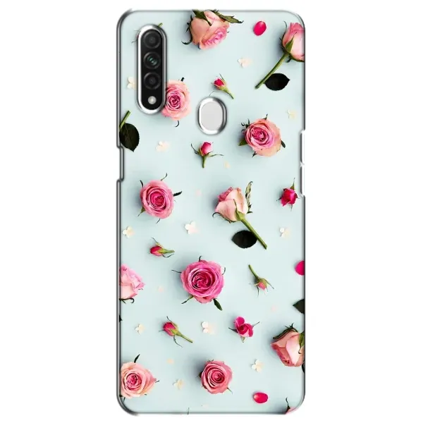 Чехол с рисунком «Разные цветы» для OPPO A31