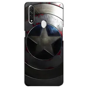 Чохол с Щітом Капітана Америки на Oppo A31 (Ретро Щит Капітана)