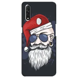 Чехол Санта Клаус для Oppo A31 (Рождественский МЕН)