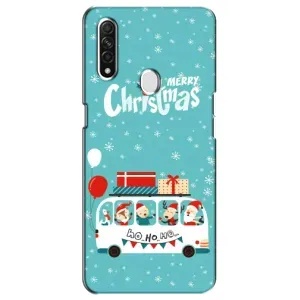 Силиконовый бампер на рождество для Oppo A31 (Рождественское настроение)