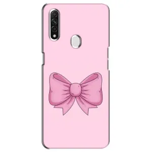 Чехол банты для Oppo A31 (Розовый бантик)