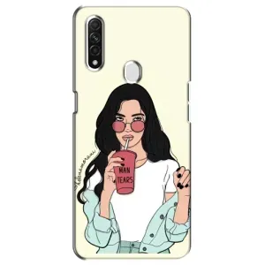 Силіконовый Чохол на Oppo A31 з картинкой Модных девушек (З напоєм)