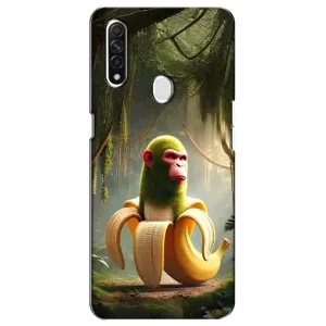 Чехол с мемами тралалело тралала для Oppo A31 (Шимпанзини бананини)