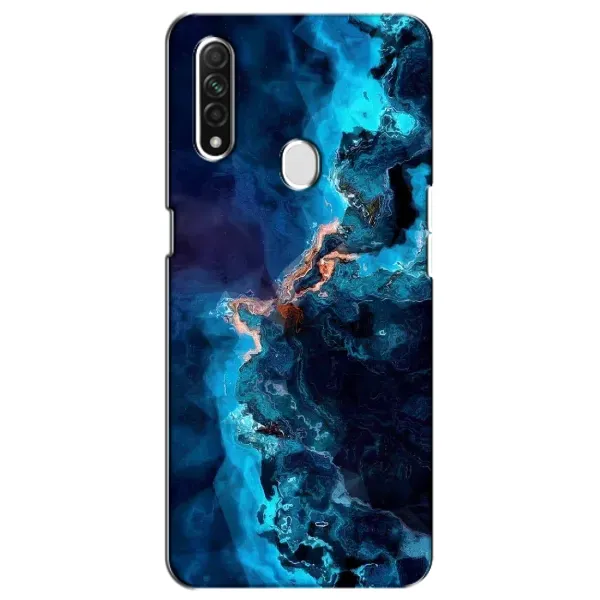 Чехол с рисунком «Синий мрамор» для OPPO A31 Чехол с рисунком «Синий мрамор» для OPPO A31