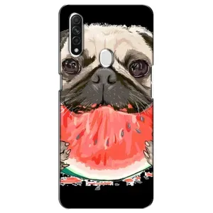 Чехол (ТПУ) Милые собачки для Oppo A31 (Смешной Мопс)