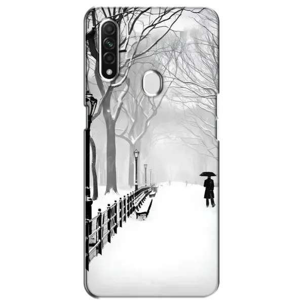 Чехол с рисунком «Снегом замело» для OPPO A31