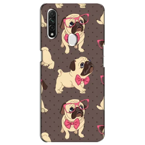 Чехол с рисунком «Собачки Мопсики» для OPPO A31 Чехол с рисунком «Собачки Мопсики» для OPPO A31