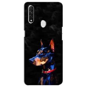 Бампер для Oppo A31 с картинкой "Песики" (Собака Мопс)