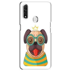 Бампер для Oppo A31 с картинкой "Песики" (Собака Король)