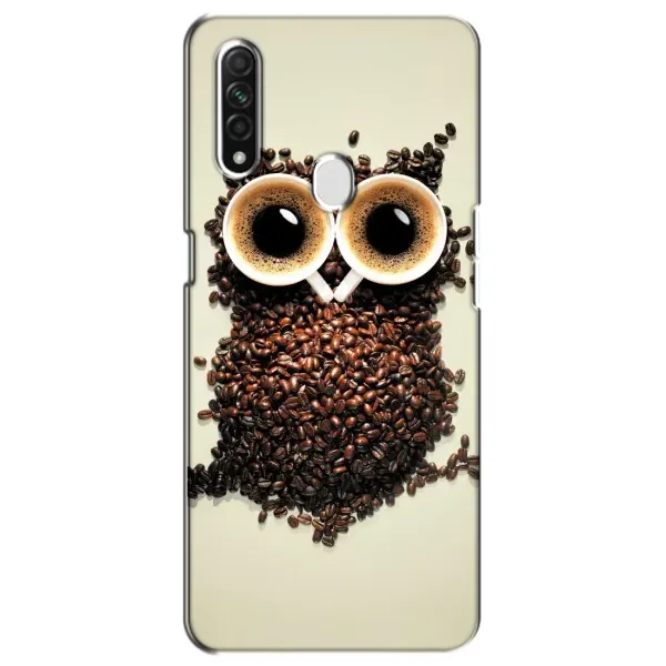 Чехол с рисунком «Сова с зерен кофе» для OPPO A31 Чехол с рисунком «Сова с зерен кофе» для OPPO A31