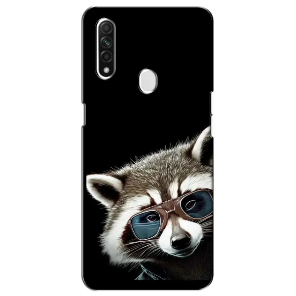 Чехол с рисунком «Стильный Енот» для OPPO A31 Чехол с рисунком «Стильный Енот» для OPPO A31