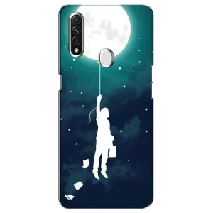 Чехол (ТПУ) с планетами на Oppo A31 (To The moon)