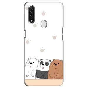 Чехлы с изображением разных животных для Oppo A31 (Удивленные медвеженки)