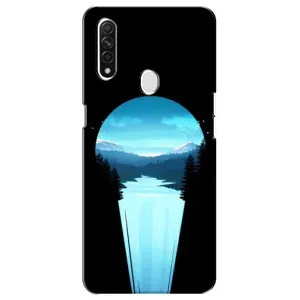 Летний Чехол на Oppo A31 (Синий Водопад)