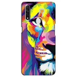 Чехол с картинкой на Oppo A31 (Яркий Лев)
