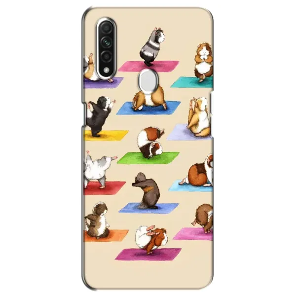 Чехол с рисунком «Ёга свинок» для OPPO A31 Чехол с рисунком «Ёга свинок» для OPPO A31