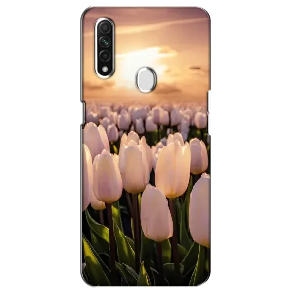 Чехол с рисунком «Закат с цветами» для OPPO A31 Чехол с рисунком «Закат с цветами» для OPPO A31