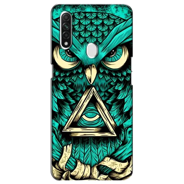 Чехол с рисунком «Зеленая сова» для OPPO A31 Чехол с рисунком «Зеленая сова» для OPPO A31