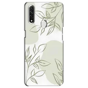 Чохол квітковий дизайн для Oppo A31 (Зелений дизайн)