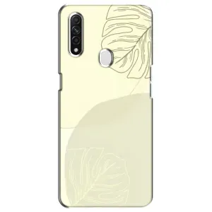 Чохол квітковий дизайн для Oppo A31 (Зелений фон)