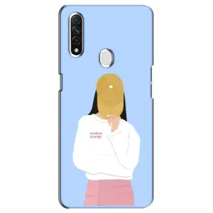 Силіконовый Чохол на Oppo A31 з картинкой Модных девушек (Жовта кепка)