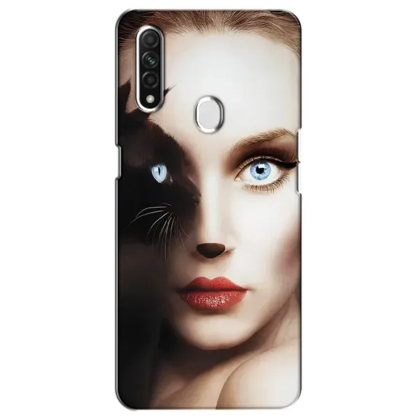 Чехол с рисунком «Женщина кошка» для OPPO A31 Чехол с рисунком «Женщина кошка» для OPPO A31