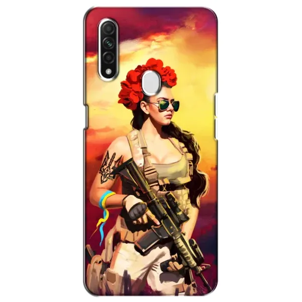 Чехол с рисунком «Женщина солдат» для OPPO A31 Чехол с рисунком «Женщина солдат» для OPPO A31