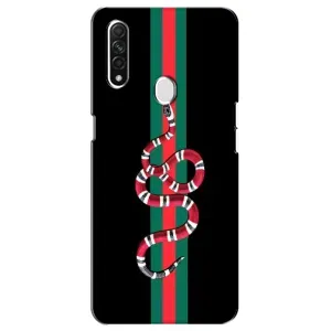 Чохли бренд ГУЧЧІ для Oppo A31 (Змій Гуччі)