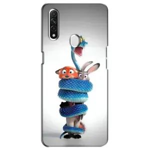 Силіконовий чохол з принтом Зоотрополіс для Oppo A31 (Змія Зоо)