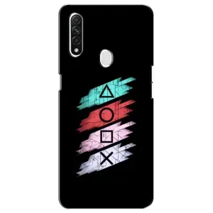 Чехол с рисунком «Значки Sony» для OPPO A31