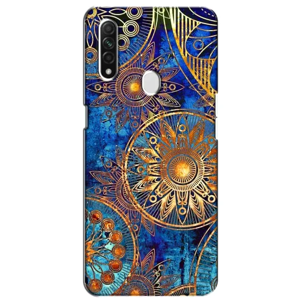 Чехол с рисунком «Золотые узоры» для OPPO A31