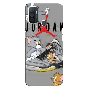 Силиконовый Чехол Nike Air Jordan на Оппо А32 (Air Jordan)
