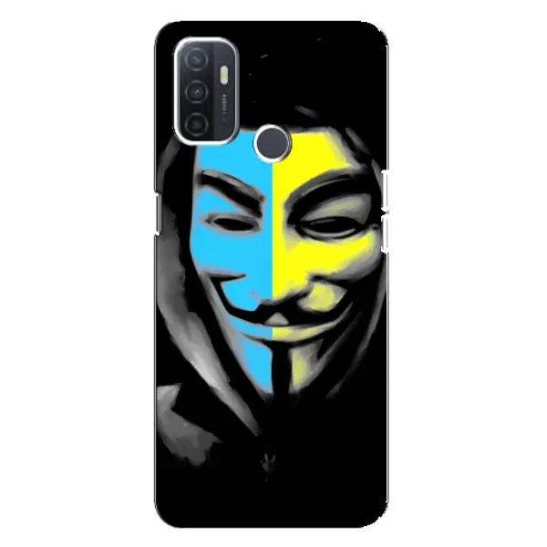 Чехол с рисунком «Анонимус патриот» для OPPO A32 Чехол с рисунком «Анонимус патриот» для OPPO A32