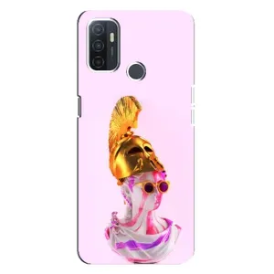 Чехол с Прикольным принтом на Oppo A32 (АРТ Статуя)