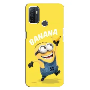 Мультяшний принт на Чохол для Оппо А32 (Banana)