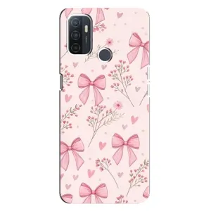 Чехол банты для Oppo A32 (Банты с цветами)