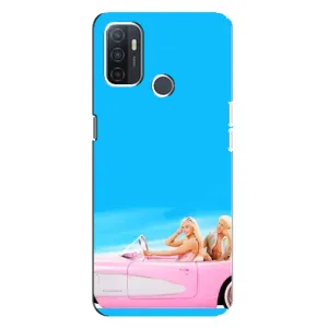 Силіконовый Чохол Барбі фільм на Oppo A32 (Барбі і Кен)