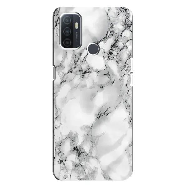 Чехол с рисунком «Белый мрамор» для OPPO A32 Чехол с рисунком «Белый мрамор» для OPPO A32
