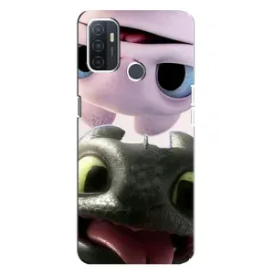 Чохол дракон Беззубик для Oppo A32 (Беззубик і Денна Лють)