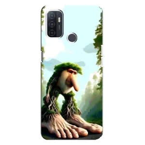 Чехол с мемами тралалело тралала для Oppo A32 (Брр брр патапим)