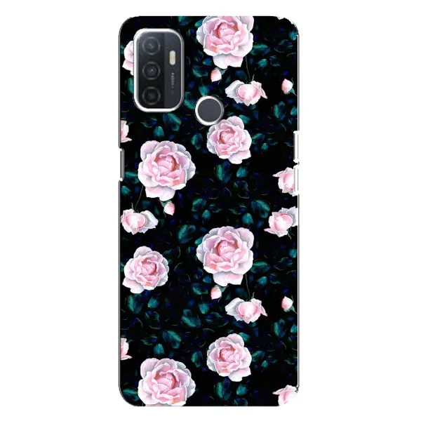 Чехол с рисунком «Чайные розы» для OPPO A32 Чехол с рисунком «Чайные розы» для OPPO A32
