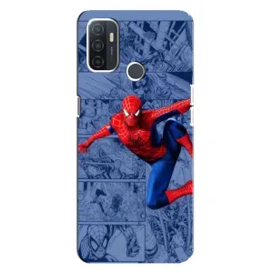 Силіконовий Чохол для Oppo A32 (Людина павук)